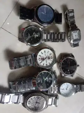 Jam tangan pria dan wanita mines batre ja