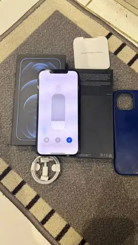 Dijual Iphone 12 Pro Max 512GB Blue Resmi Ibox Lengkap