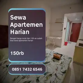 Disewakan apartemen harian Jaktim Bassura City termurah