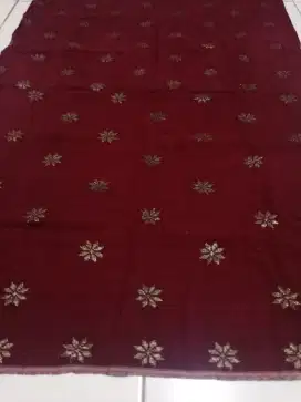 Kain Songket Batubara Merah (Uk. 102 cm x 70 cm)