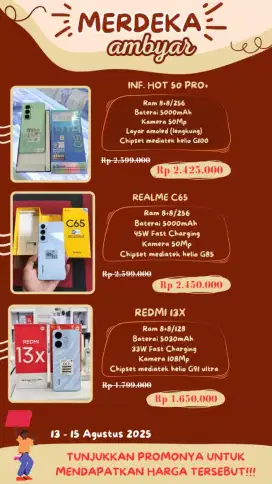 PROMO SPESIAL KEMERDEKAAN