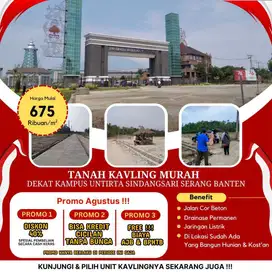 Tanah Kavling Dekat Kampus Untirta