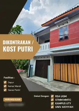 Dikontrakkan Rumah 2 Lantai di Barat Terminal Jombor Jln Magelang