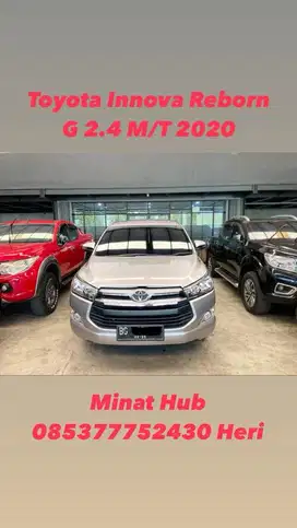 Innova Reborn G 2.4 M/T 2020/2021,Km 50rb