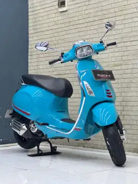TERMURAH‼️ Vespa Sprint S150 ABS Pmk 2023 Blue Audace Mustika motoshop