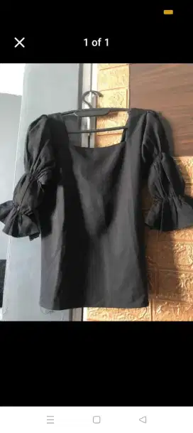 PRELOVED BAJU ATASAN WANITA LENGAN KARET NO MINUS