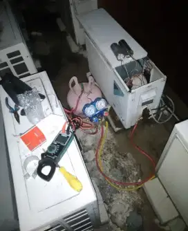 Jasa perbaikan AC kulkas mesin cuci pompa air