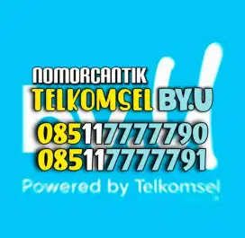 (bisa COD) Nomor CANTIK kartu perdana TELKOMSEL by.U PANCA 77777 90
