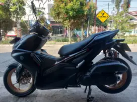 (DP 500)‼️ Plat B TangKot Aerox S ABS Keyless Connected Hitam 2023