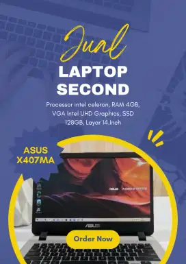 jual laptop ASUS X407MA