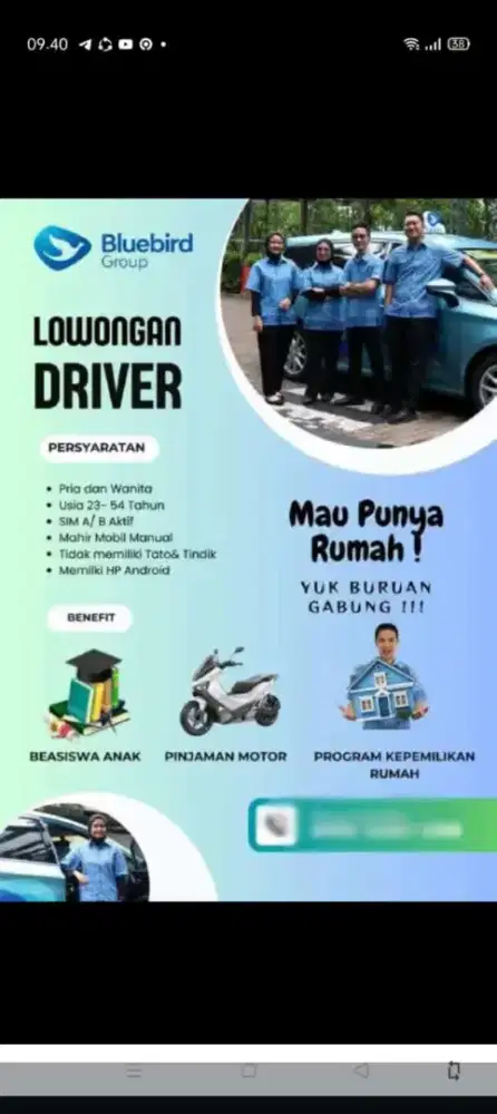 Loker pengemudi profesional