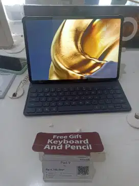 Pad 9 free gift keyboard & pencil , cicilan pakai home credit
