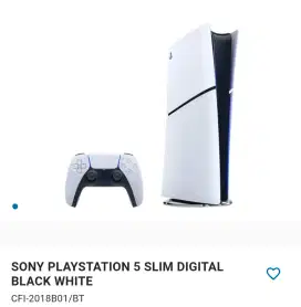 (Promo) Sony PS5 Slim Digital Black White (Kredit Tanpa DP)