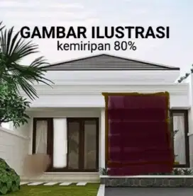 New On Progress (finishing) Rumah tinggi 1 m Wiguna dekat UPN Rungkut