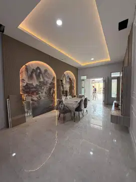 Rumah siap huni furnish full perabot dalam komplek kota medan