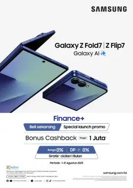 SAMSUNG GALAXY Z FOLD7 CICILAN TANPA DP SYARAT KTP SAJA