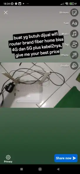 WiFi router fiberhome