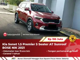 [ GARANSI 1TH ] Kia Sonet 1.5 Premier 5 Seater Sunroof BOSE 2021/2022