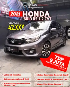 [ TDP 9 Jt ] Honda Brio RS 1.2 Cvt 2021