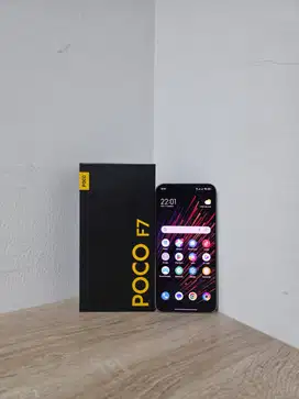 Xiaomi Poco F7 5G 12/512 Resmi White Fullset Like New 12GB 512GB