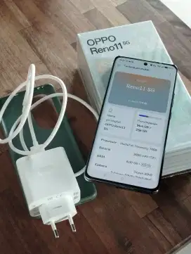 Oppo Reno 11 5G 8/256 GB Green Hijau Ombak Lengkap Garansi Panjang