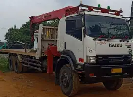 Dijual Truck Crane Isuzu Giga Model FVM 246 Tahun 2018 Kap. 8 Ton