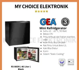GEA RS-06DR Portable MINI KULKAS