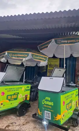 GEROBAK SEPEDA LISTRIK/SEPEDA LISTRIK GEROBAK KOPI/SEPEDA LISTRIK KOPI