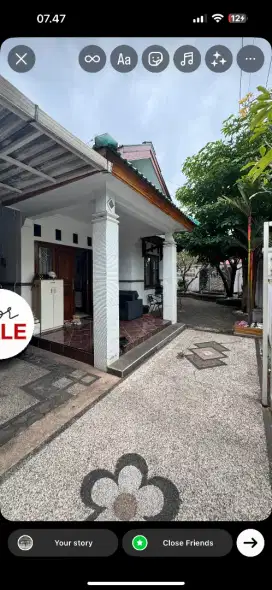 Jual rumah siap huni