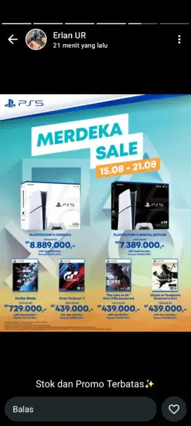 PROMO MERDEKA, PS5 SLIM