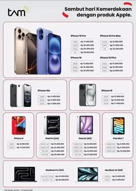 KREDIT IPHONE NEW GARANSI RESMI TANPA DP& SYARAT KTP