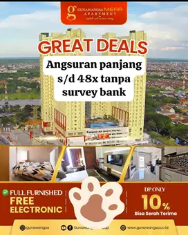 Gunawangsa MERR angsuran panjang tanpa survey
