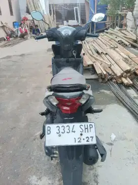 Honda Beat 2012 Biru Surat2 Lengkap