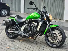Moge Cruiser Kawasaki Vulcan 650 th 2015 Km 8rb Modif Siap Turing