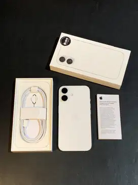 iPhone 16 128gb White Garansi iBox GDN Aktif Fullset Original