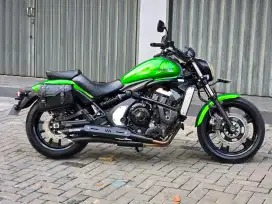 Moge Cruiser Kawasaki Vulcan 650 th 2015 Km 8rb Green Lime Siap Turing