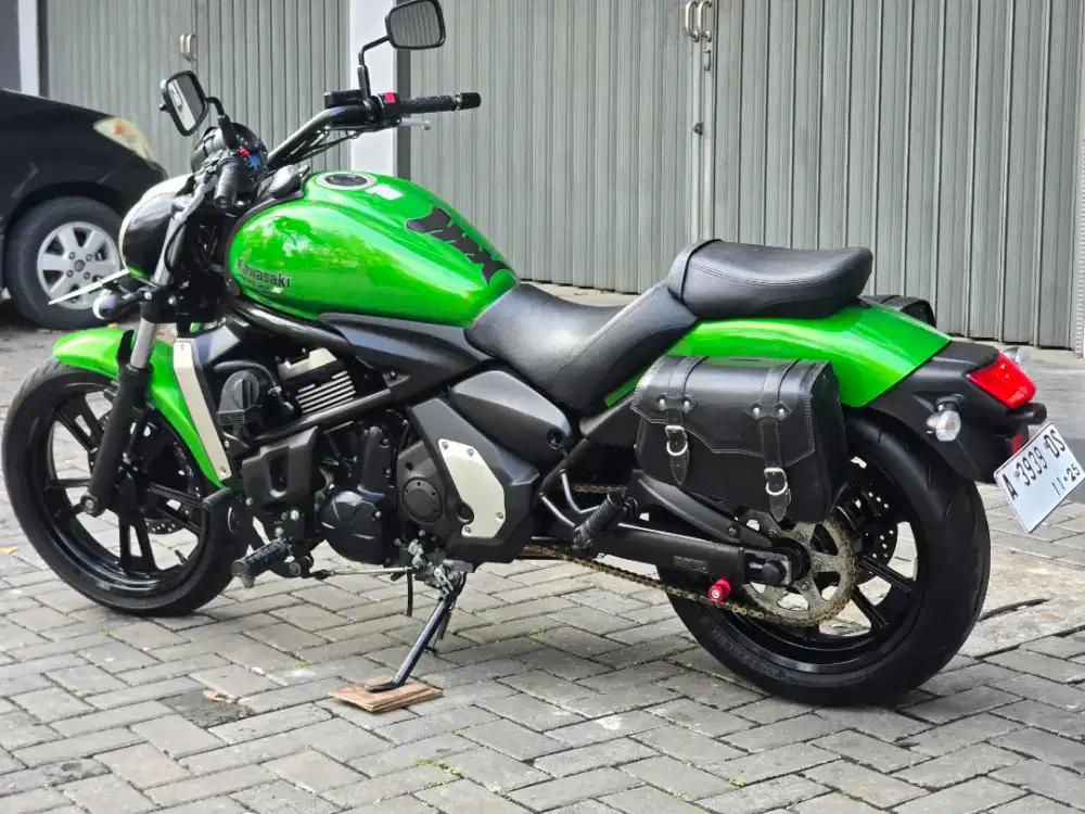 Moge Cruiser Kawasaki Vulcan 650S th 2015 Km 8rb Modif Siap Turing