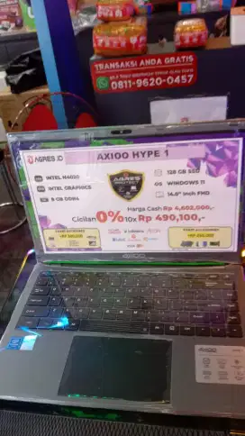 Promo Bunga Rendah Axioo Hype 1