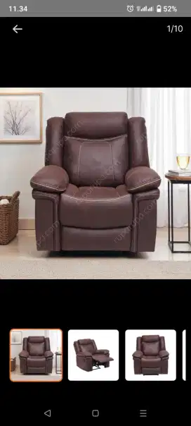 Winchester sofa Recliner Fabric 1 seater