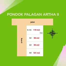 Tanah Jogjakarta 6 menit ke STIM Jogja, sertifikat pecah unit