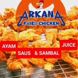 Promo 8 Member Pertama!  Franchise Premium Murah Arkana Fried Chicken