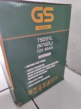 Aki Accu kering 12v 80ah Fortuner Pajero Hilux Innova Diesel 2kd 2gd