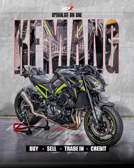 (STNK&BPKB READY) Kawasaki Z900 Nik 2018 Warna abu-abu Odo 8.0000an