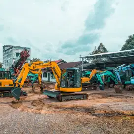 Sewa excavator mini alat berat sany, hitachi, kobelco , komatsu