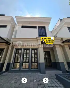 Jual Rumah White House Dian Istana Baru Gress High Ceiling Murah