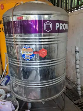 Tandon Stainless steel merk Profil kapasitas 1500 liter