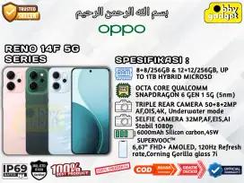 Oppo Reno 14F 5G series,Cash & Kredit Promo tanpa DP & Cicilan ringan.