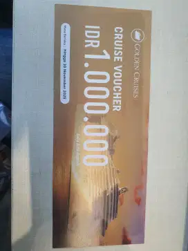 Voucher ticket cruise