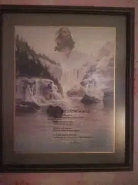 LUKISAN PRINT JESUS THE LIVING WATER