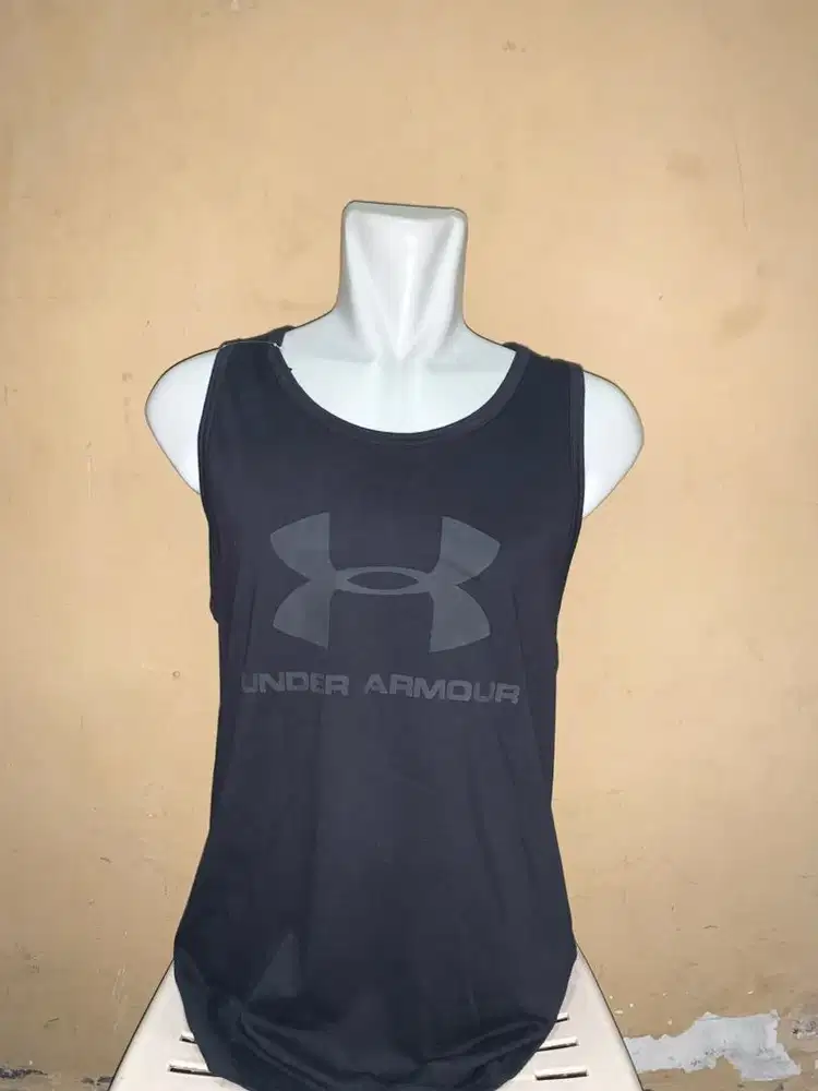 Singlet underarmour olahraga warna hitam